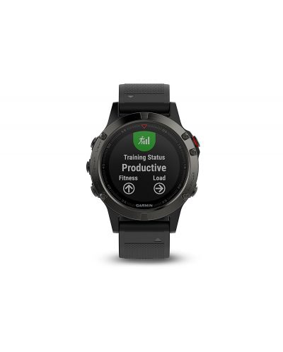 GPS часовник Garmin fenix 5 + пулсомер HRM-Tri- сив с черна каишка - 3