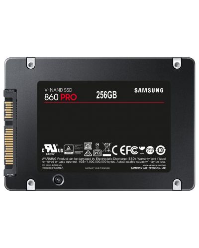 SSD памет Samsung - 860 Pro, 256GB, 2.5'', SATA III - 2