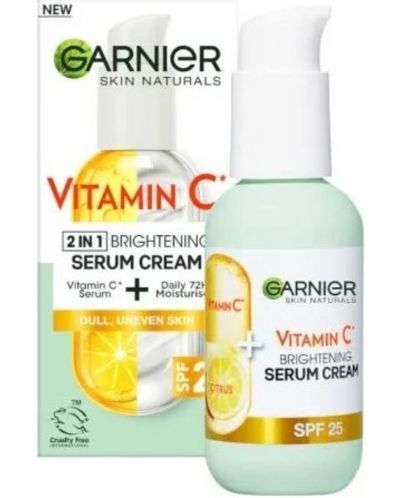 Garnier Skin Naturals Серум-крем за лице Vitamin C, SPF 25, 50 ml - 1