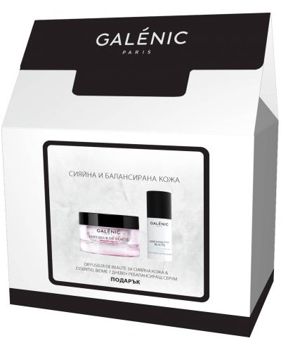 Galenic Комплект -  Гел-крем Diffuseur De Beauté и Серум Essentiel Biome Beauté, 50 + 9 ml (Лимитирано) - 1