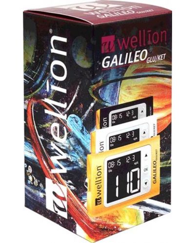 Galileo GLU/KET Апарат за измерване на глюкоза и кетонни тела, Wellion, асортимент - 2