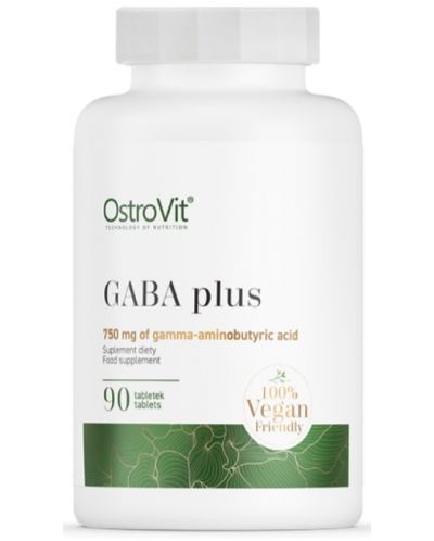 GABA Plus, 90 таблетки, OstroVit - 1