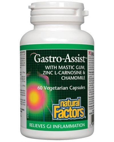 Gastro-Assist, 60 капсули, Natural Factors - 1