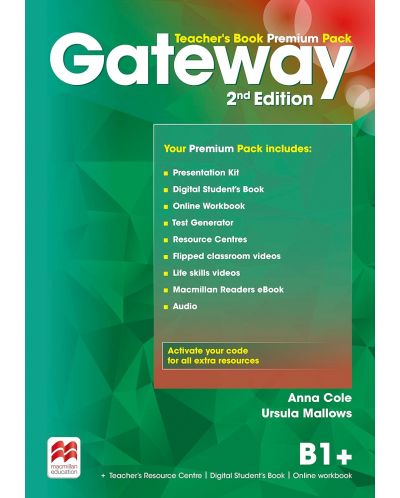 Gateway 2nd Edition B1+: Teacher's Book Premium Pack / Английски език - ниво B1+: Книга за учителя + код - 1