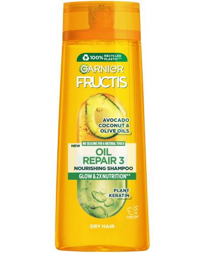 Garnier Fructis Шампоан за коса Oil Repair 3, 250 ml - 1