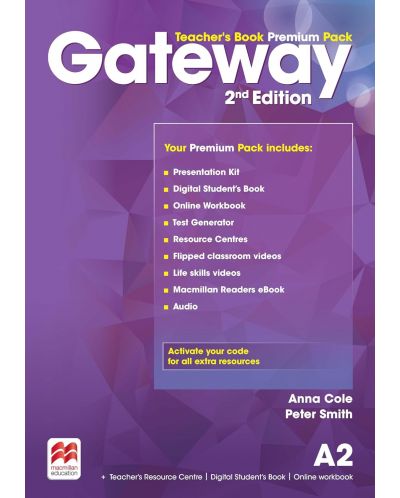 Gateway 2nd Еdition A2: Teacher's Book Premium Pack / Английски език - ниво A2: Книга за учителя + код - 1