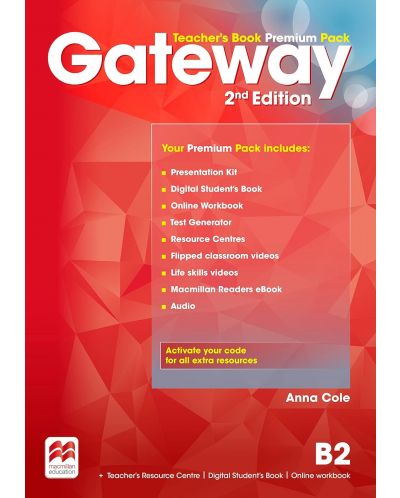 Gateway 2nd Edition B2: Teacher's Book Premium Pack  / Английски език - ниво B2: Книга за учителя + код - 1