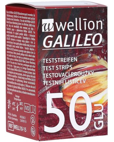 Galileo Тест ленти за кръвна захар, 50 броя, Wellion - 1