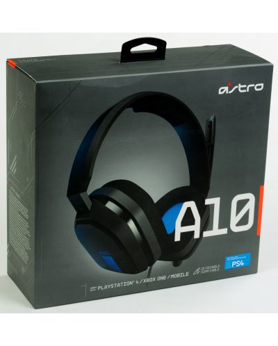 Гейминг слушалки Astro - A10 Gen1 за PS4, сиви/сини (разопакован) - 2