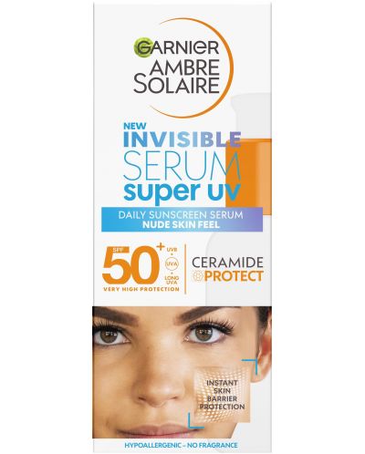 Garnier Ambre Solaire Серум за лице Super UV, SPF50, 30 ml - 2