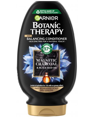 Garnier Botanic Therapy Балсам за коса Magnetic Charcoal, 200 ml - 1