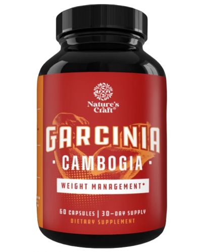Garcinia Cambogia, 60 капсули, Nature's Craft - 1