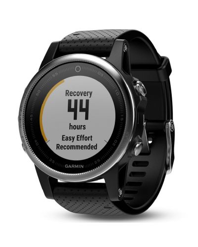 GPS часовник Garmin fēnix 5S - сребрист с черна каишка - 5