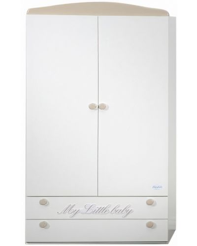 Гардероб Baby Italia - Little Baby, White &amp; Dove Gray