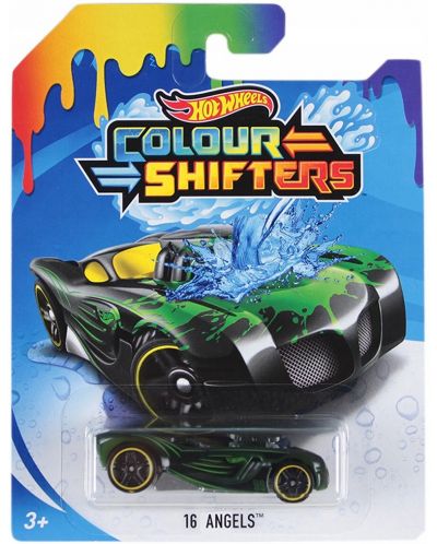 Количка Hot Wheels Colour Shifters - 16 Angels, с променящ се цвят - 1