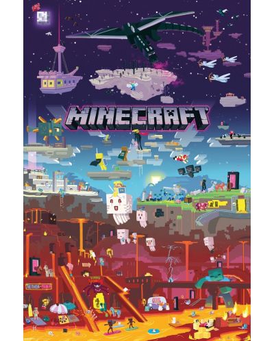 Макси плакат GB eye Games: Minecraft - World Beyond - 1