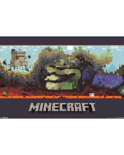 Макси плакат GB eye Games: Minecraft - Underground - 1