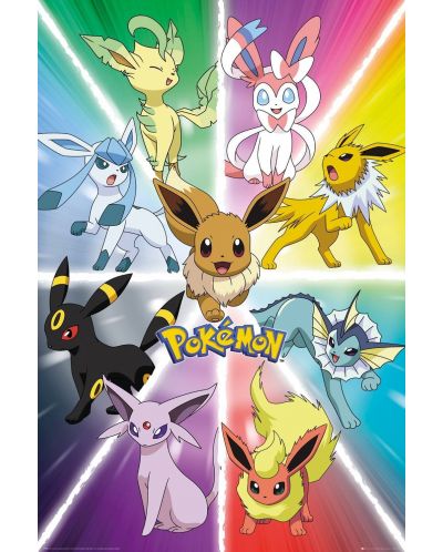 Макси плакат GB eye Animation: Pokemon - Eevee Evolution - 1