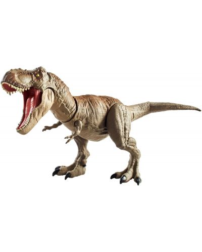 Екшън фигура Mattel Jurassic World - Тиранозавър Рекс Bite N Fight, с 2 бутона - 2