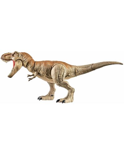 Екшън фигура Mattel Jurassic World - Тиранозавър Рекс Bite N Fight, с 2 бутона - 4
