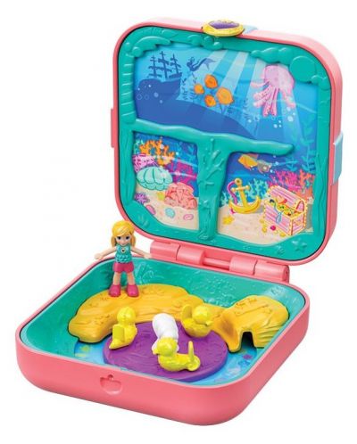 Игрален комплект Mattel Polly Pocket - Скрито съкровище, асортимент - 2