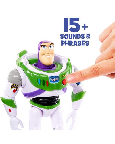 Детска говореща играчка Mattel Toy Story 4 - Баз Светлинна година - 3