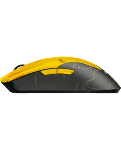 Гейминг мишка Razer - Viper V2 Pro - PUBG Ed., оптична, безжична, черна/жълта - 3