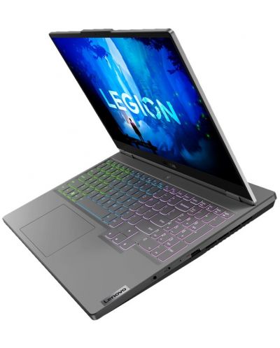 Гейминг лаптоп Lenovo - Legion 5, 15.6", WQHD, i5, 165Hz, RTX 3060, сив - 3