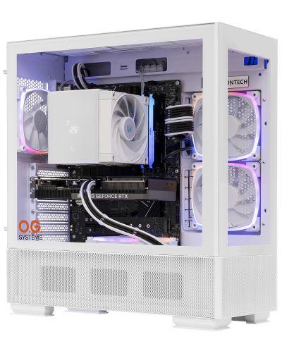 Гейминг компютър OGS Tempest Arctic (AMD) - Ryzen 7 5700X, RTX 4060 Ti, 32GB, 1TB Gen4 - 2