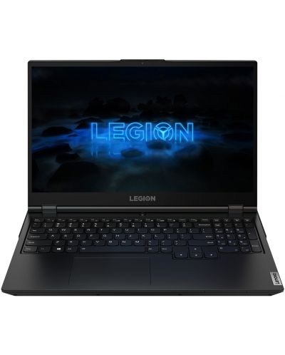Гейминг лаптоп Lenovo - Legion 5, 15.6", FHD, i5, 120Hz, черен - 1