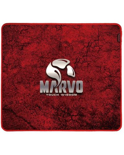 Гейминг подложка за мишка Marvo - G39, L, мека, червена - 1