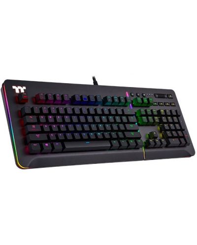 Гейминг клавиатура Thermaltake - Level 20, Razer Green Switch, RGB, черна - 1