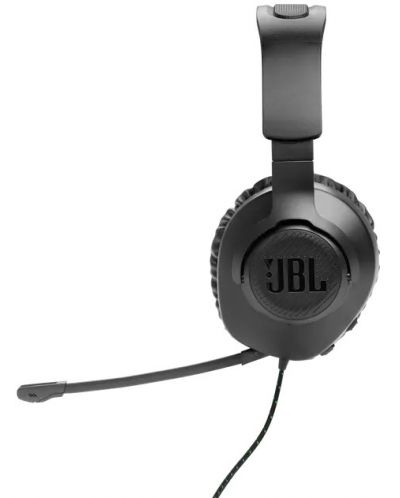Гейминг слушалки JBL - Quantum 100X Console, Xbox, черни/зелени - 4