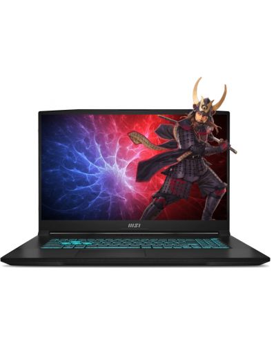 Гейминг лаптоп MSI - Katana 17 B13VGK, 17.3'', FHD, i7, 144Hz, RTX4070 - 1