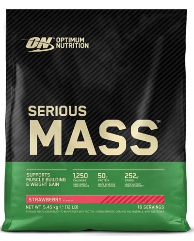 Serious Mass, ягода, 5443 g, Optimum Nutrition - 1