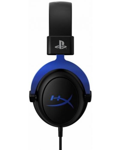 Гейминг слушалки HyperX - Cloud Blue, PS5, черни - 2