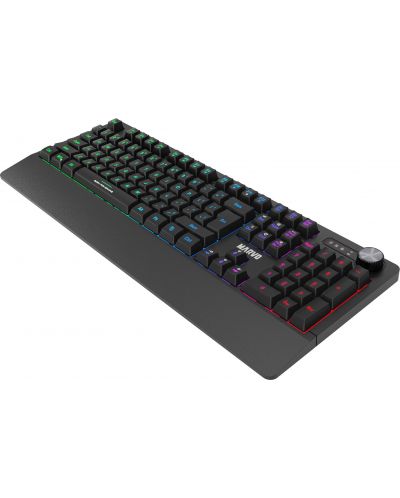 Гейминг клавиатура Marvo - K660, RGB, черна - 4
