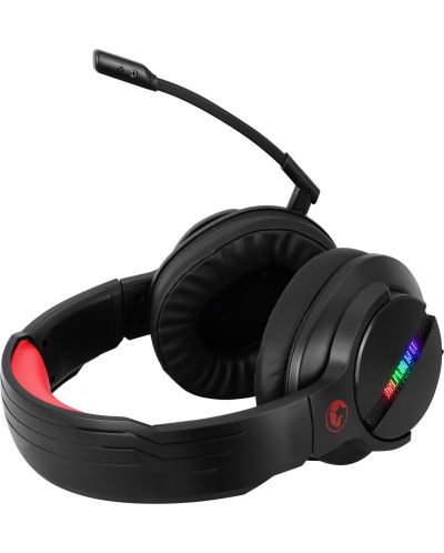 Гейминг слушалки Marvo - HG9065, черни/червени - 6