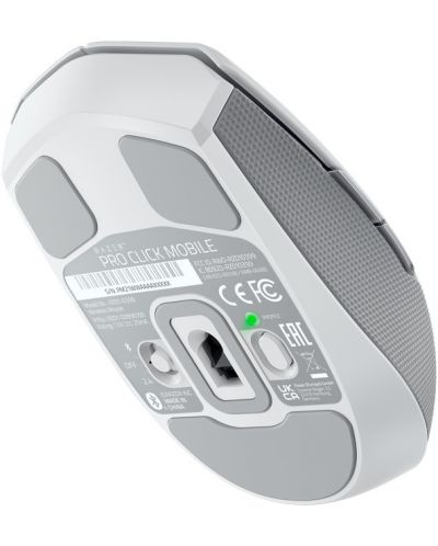 Гейминг мишка Razer - Pro Click Mini, оптична, безжична, сива - 6