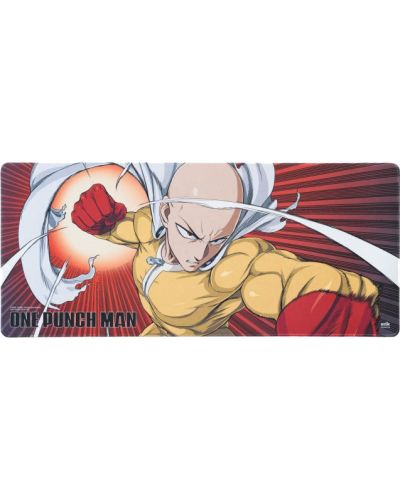 Гейминг подложка за мишка Grupo Erik - One Punch Man Saitama, XL, мека, многоцветна - 3