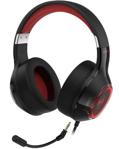 Гейминг слушалки Edifier - Hecate G33, черни/червени - 6