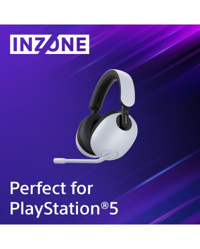 Гейминг слушалки Sony - Inzone H7, PS5, безжични, бели - 9