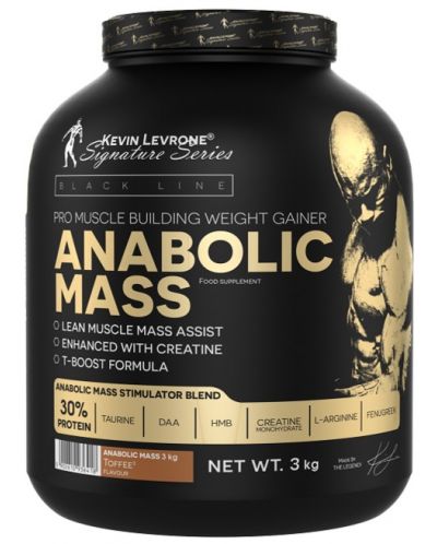 Black Line Anabolic Mass, ванилия, 3 kg, Kevin Levrone - 1