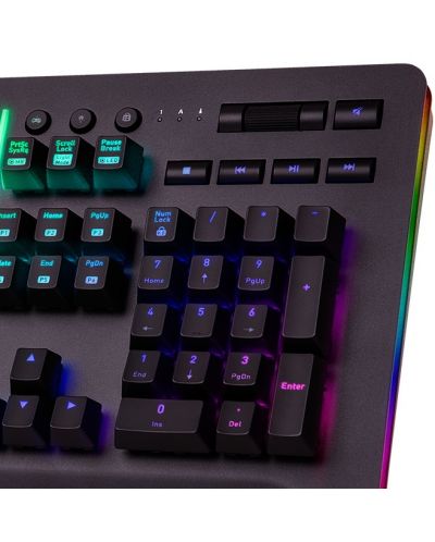 Гейминг клавиатура Thermaltake - Level 20, Razer Green Switch, RGB, черна - 4