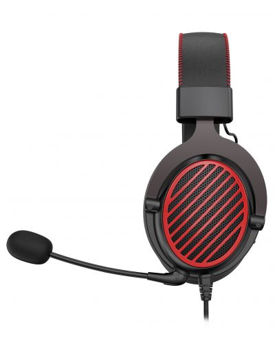 Гейминг слушалки Redragon - Luna H540, черни/червени - 2