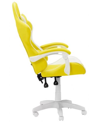 Гейминг стол Carmen - 6311, бял/жълт - 5