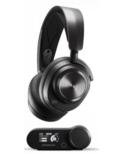 Гейминг слушалки SteelSeries - Arctis Nova Pro, Xbox, безжични, черни - 1
