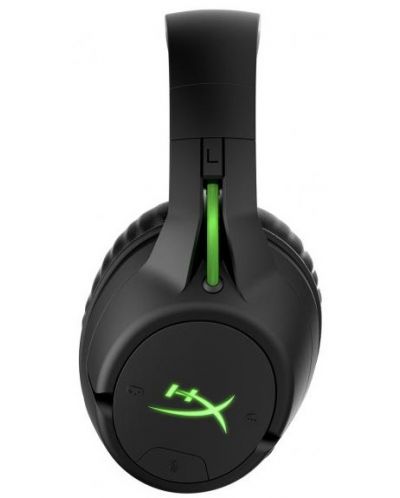 Гейминг слушалки HyperX - CloudX Flight, Xbox, черни/зелени - 3