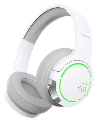 Гейминг слушалки Edifier - Hecate G2BT, безжични, бели - 1