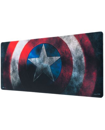 Гейминг подложка за мишка Erik - Captain America, XL, мека, многоцветна - 1